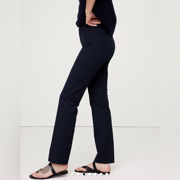 Banana Republic Women's Gray Sloan Straight Leg Pants Sz 4 EUC - Picture 7 of 7